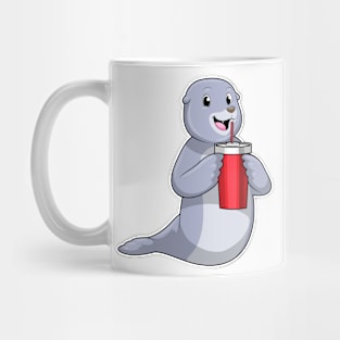 Seal with Drinking cup Mug